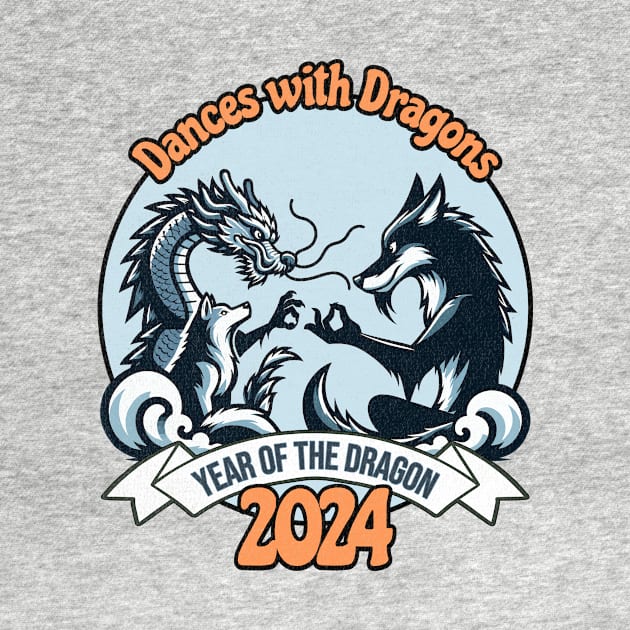 Dances with Dragons - Year of the Dragon - 2024 by Quirk Print Studios 